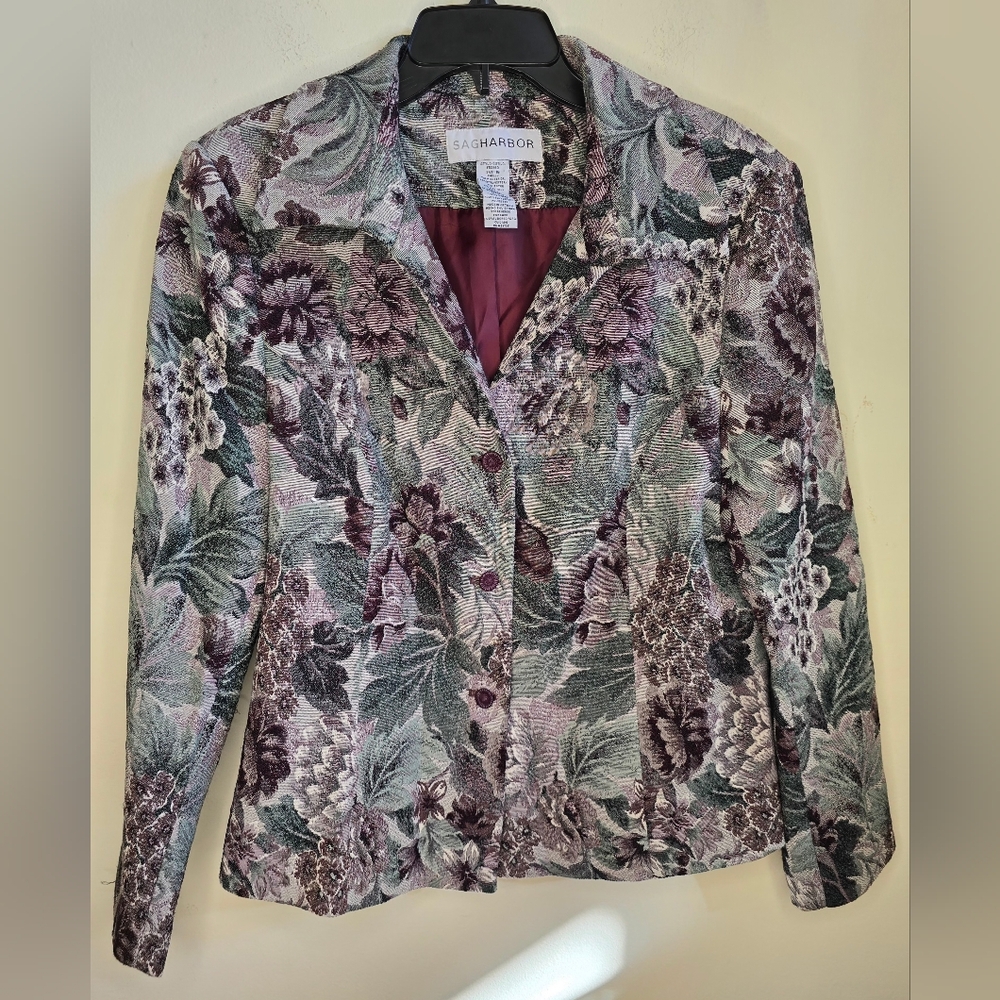 Sag Harbor Women's Multicolored Blazer
